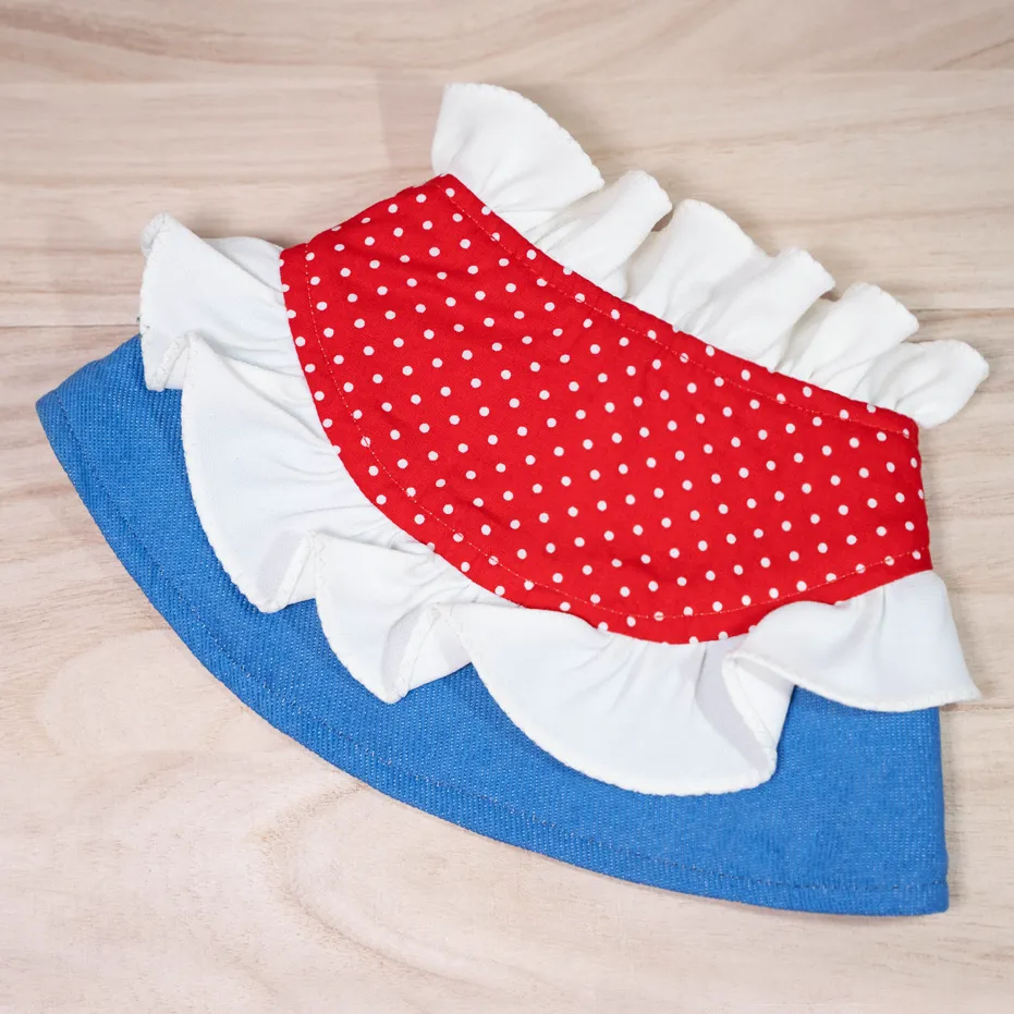 Female Denim Frill Cape - Daisy Dreams