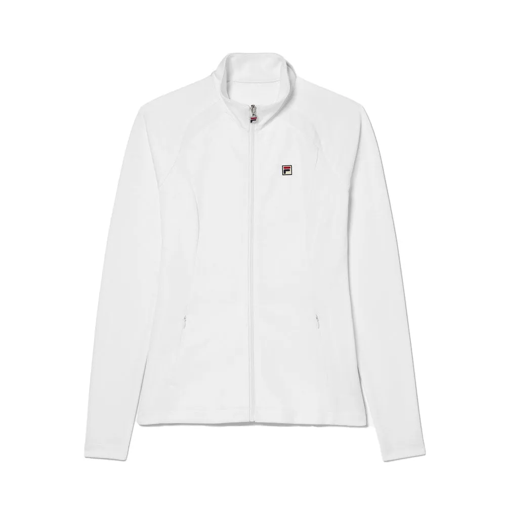 Fila White Line Track Jacket (Women's) - White