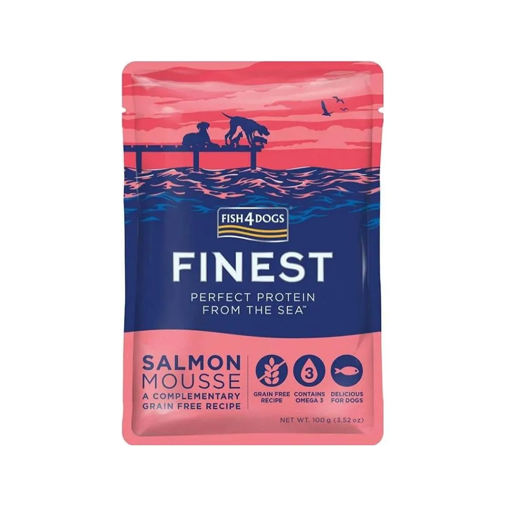 Finest Salmon Mousse Dog Pouch