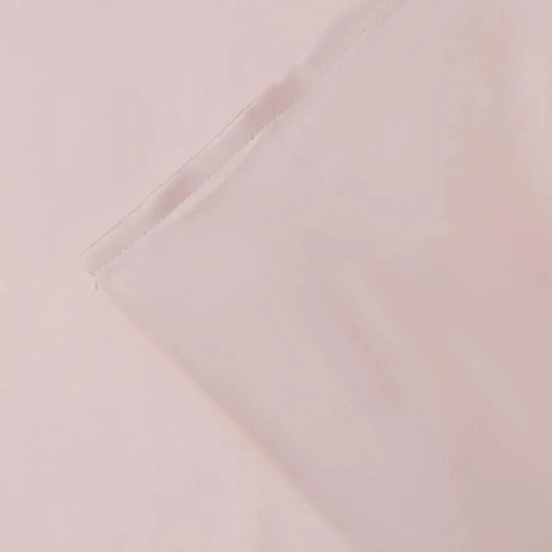 Flat Sheet in Rose (Eucalyptus Silk)