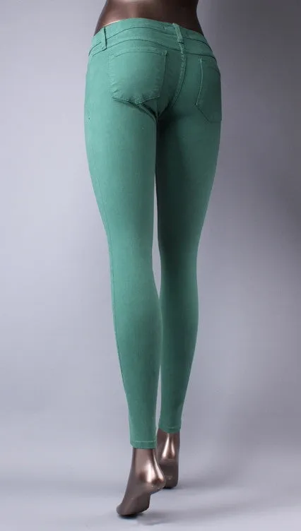 Flying Monkey Skinny Jeans in Forest