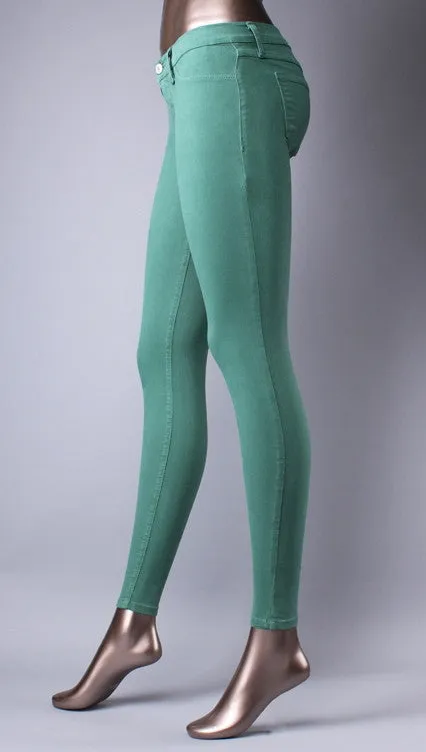 Flying Monkey Skinny Jeans in Forest