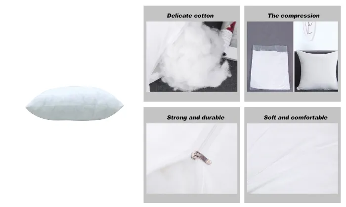 Foamily Premium Hypoallergenic Stuffer Pillow Insert