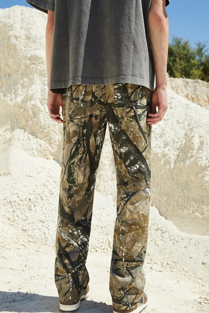 Forest Camouflage Skate Fit Jeans