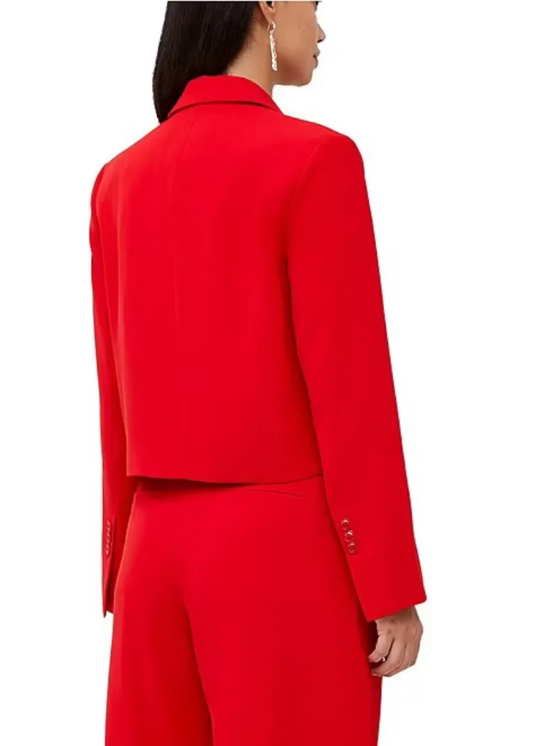 French Harry Connection Cropped Blazer-Scarlet ***FINAL SALE***