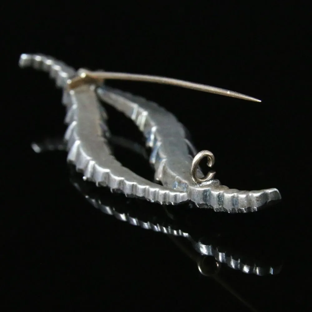 Georgian Paste Brooch - Elliptical Brooch Circa 1800