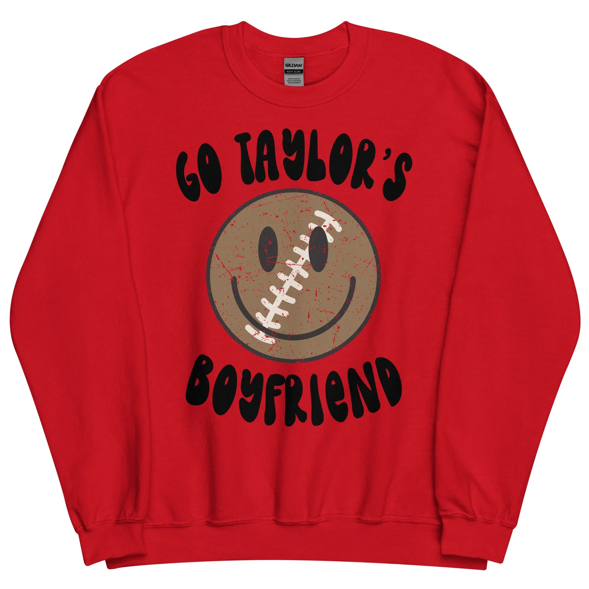 Go Taylor's Boyfriend Football Sweatshirt