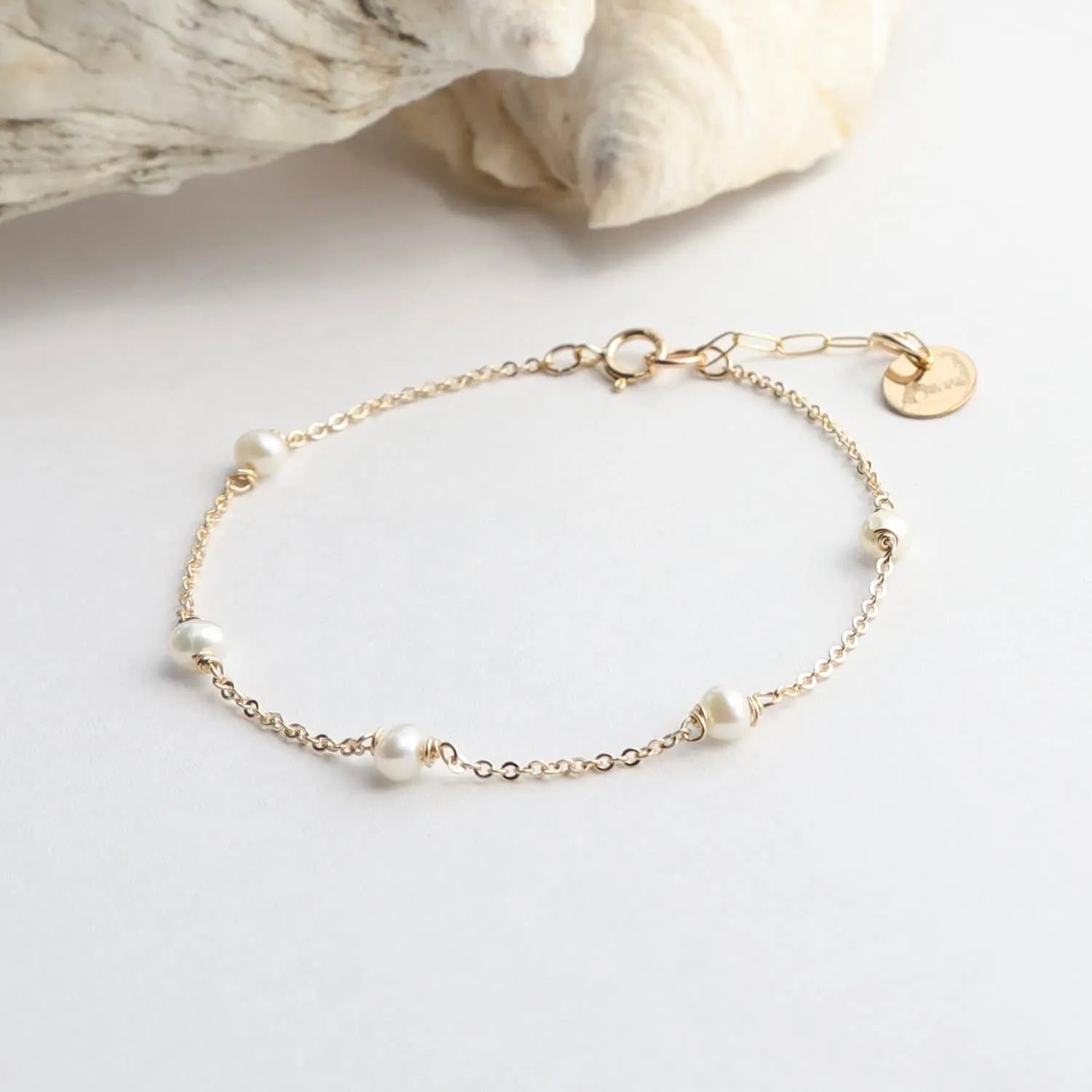 Gold Filled Surfer 5 Bracelet: Gold Filled