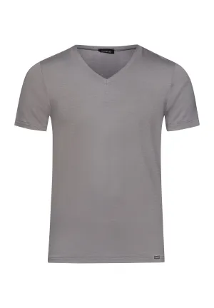 Harry Fitted V-Neck T-Shirt | Nordic Grey 73229-2686