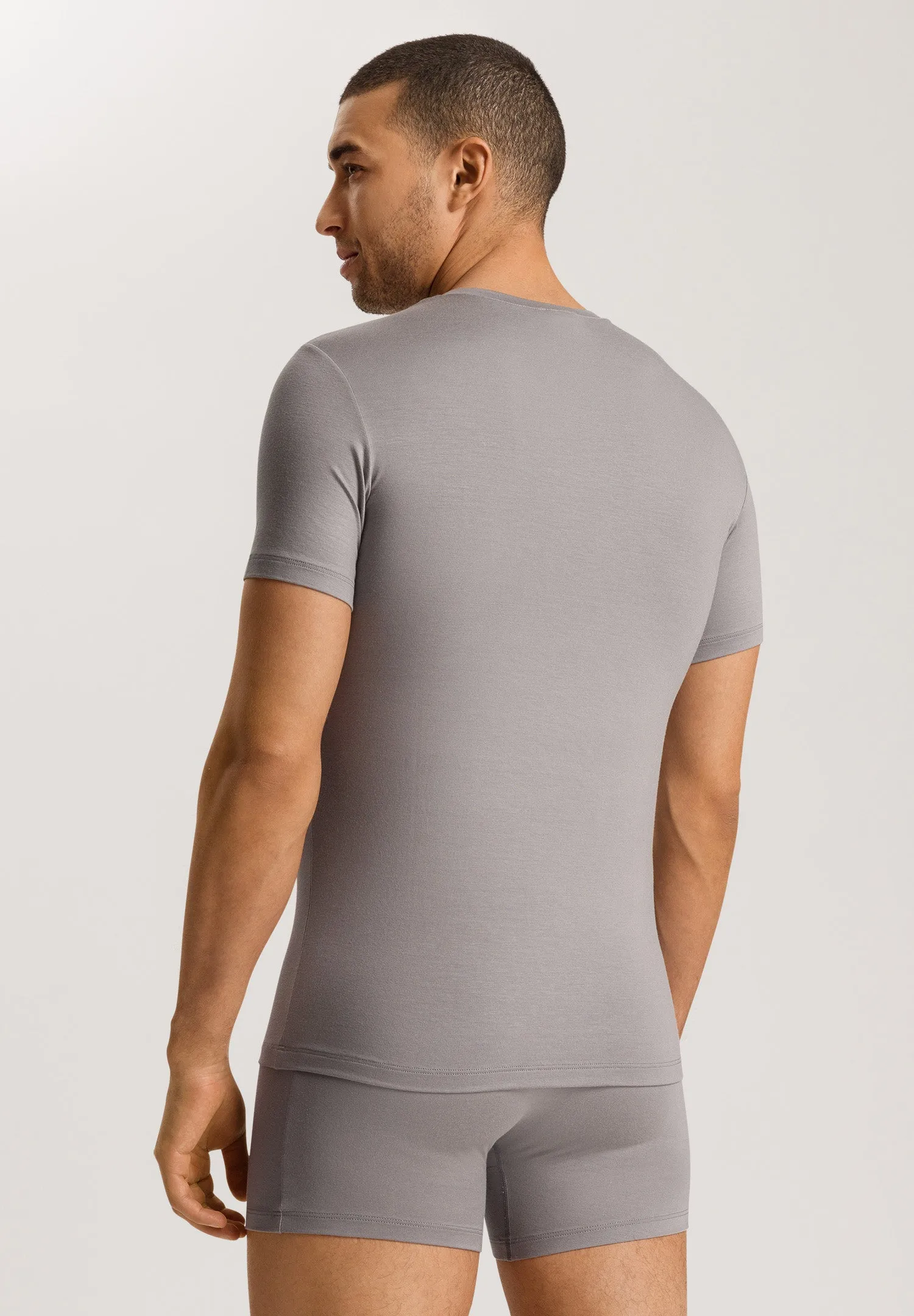 Harry Fitted V-Neck T-Shirt | Nordic Grey 73229-2686