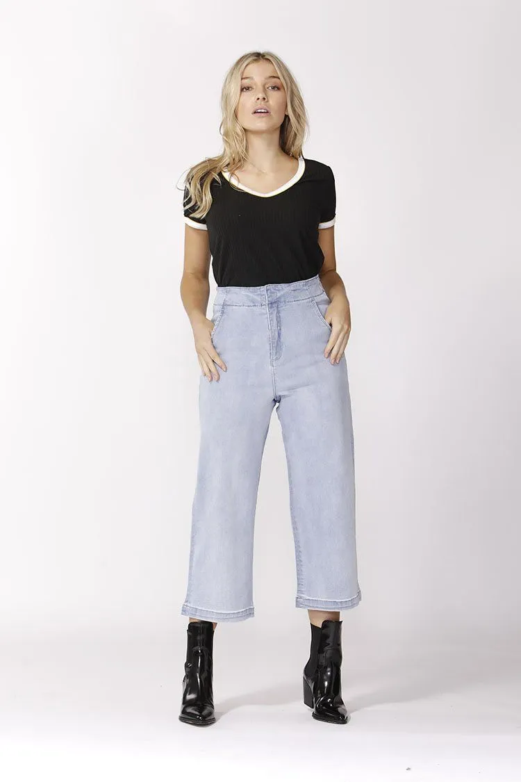 Highwaist Crop Jean in Indigo | FINAL SALE