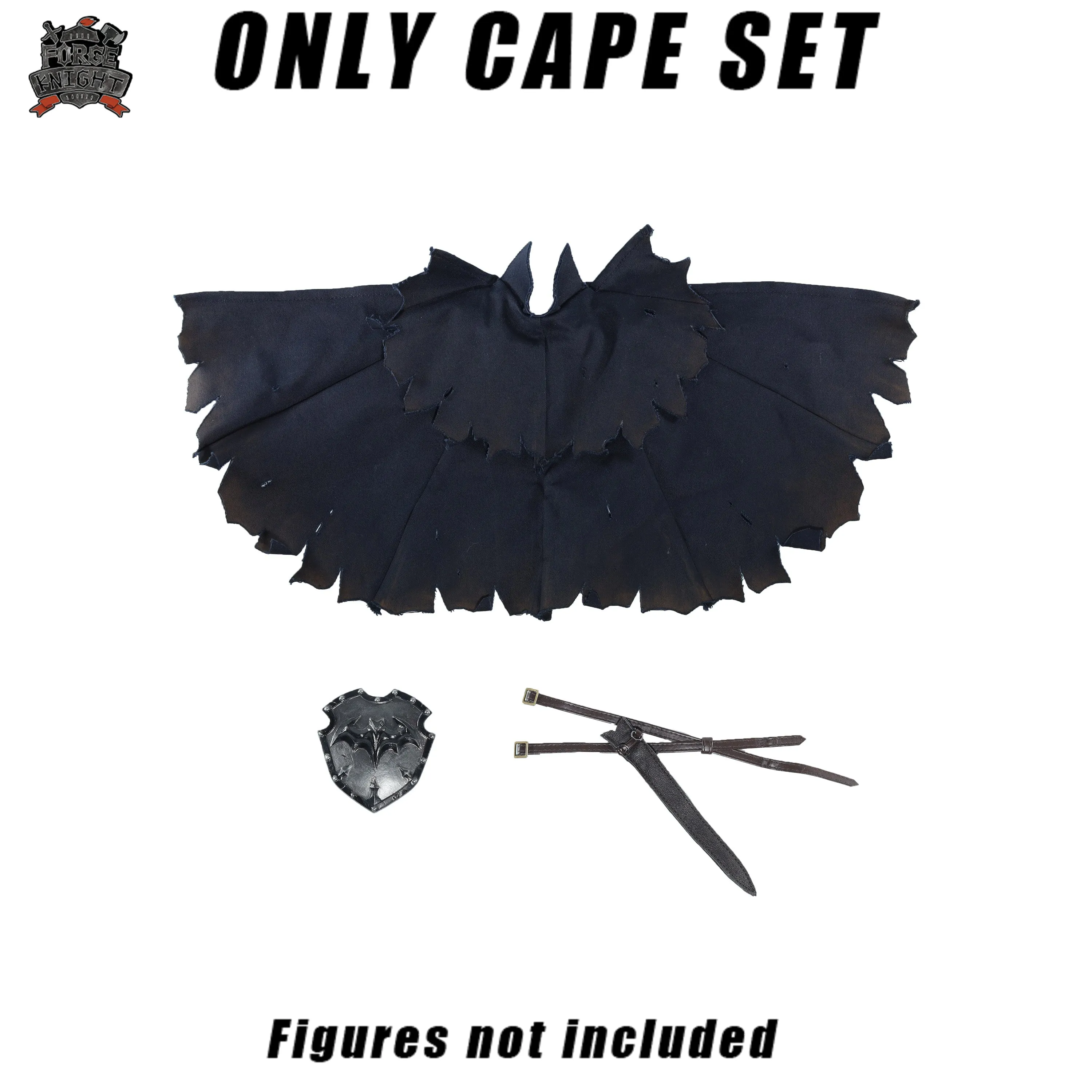【IN STOCK】1/12 Custom cape for Mcfarlane Batman DARK KNIGHTS OF STEEL