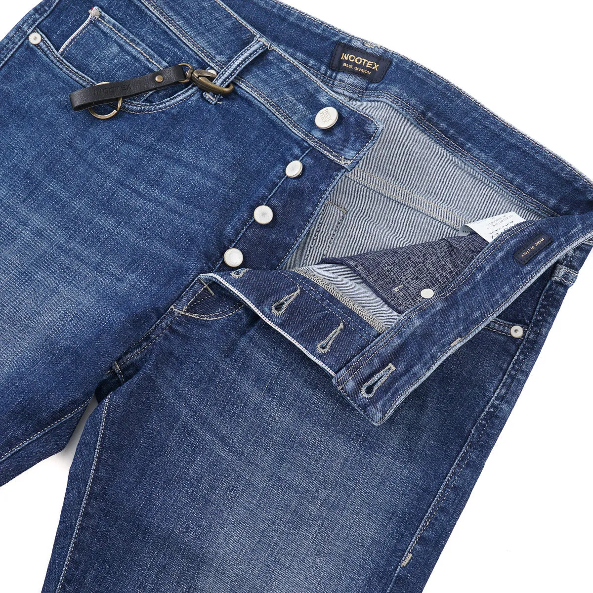Incotex Slim-Fit Selvedge Denim Jeans