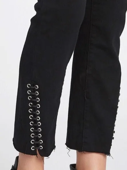 Jacqueline Straight Twist Front Jean