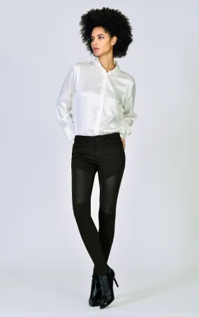 Jude Mid Rise Skinny - Black Moon