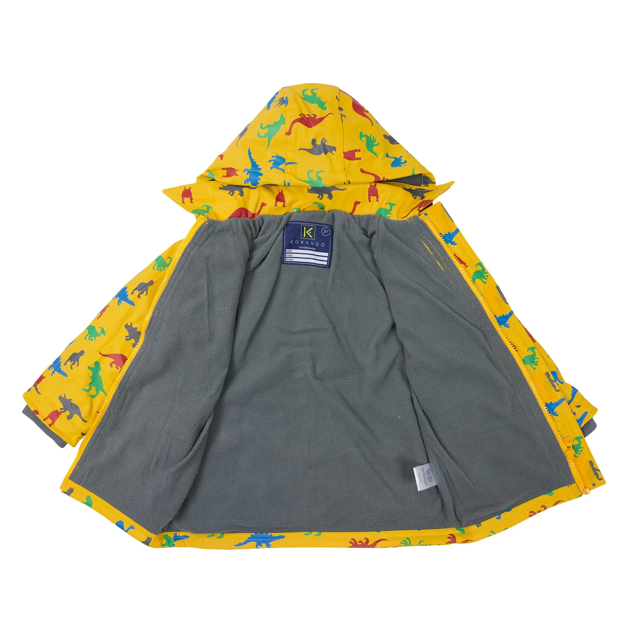Korango Jurassic Raincoat - Mustard