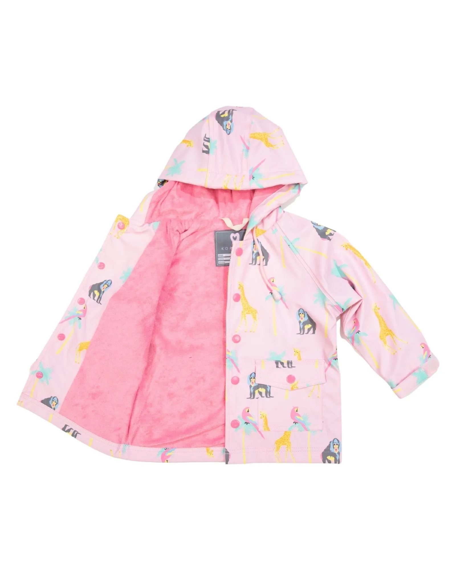Korango Raincoat Safari Pink