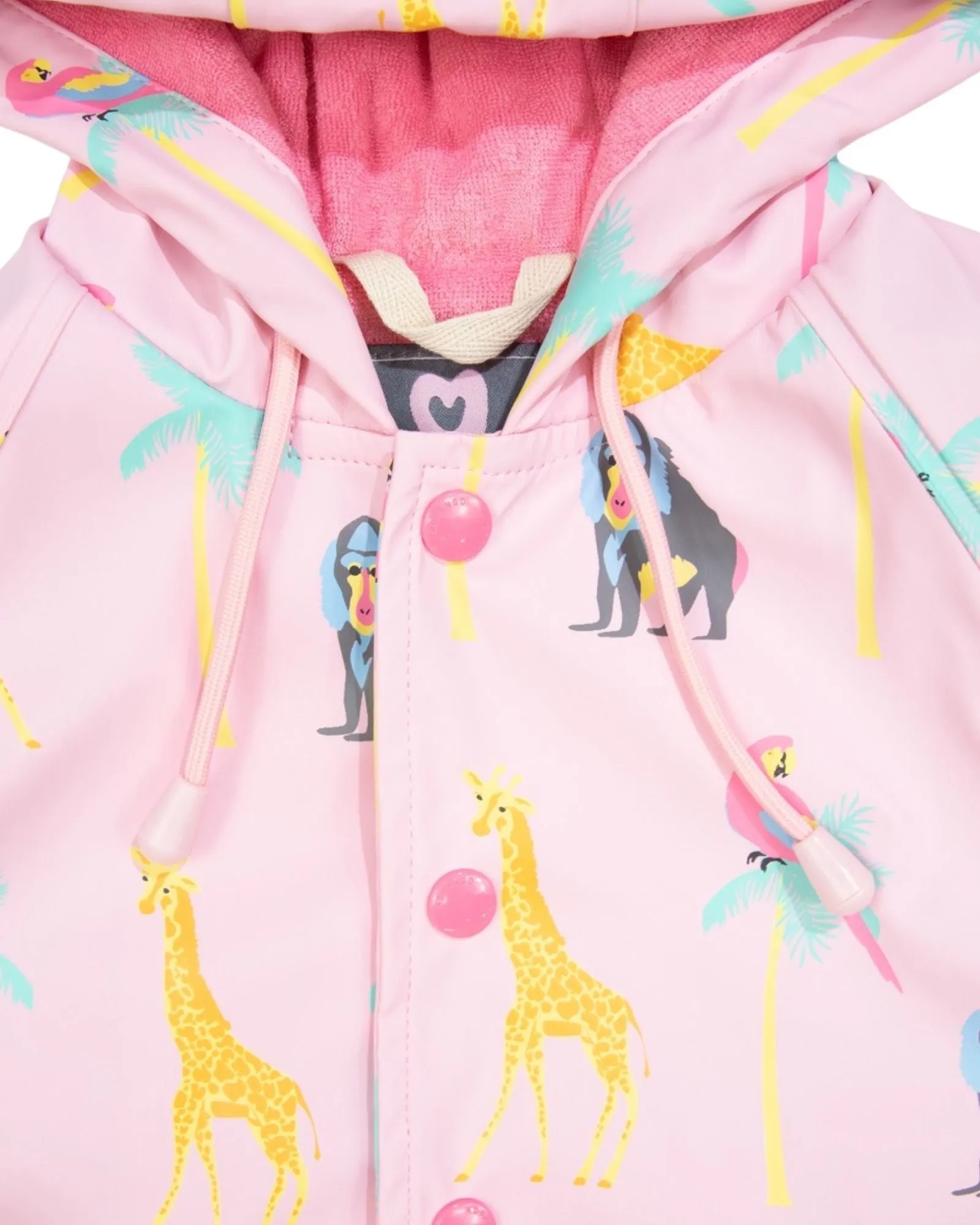 Korango Raincoat Safari Pink