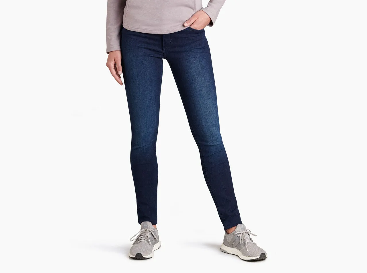 KUHL WOMENS KONTOUR FLEX DENIM SKINNY PANT 9"