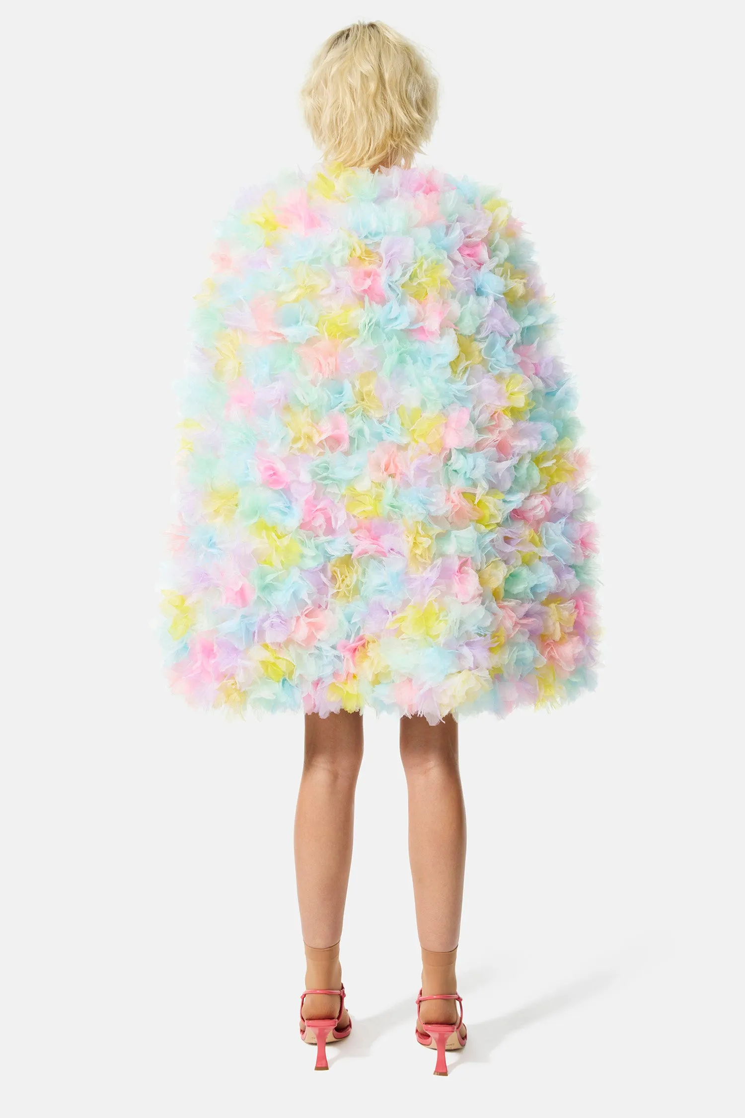 lace flora pastel cape