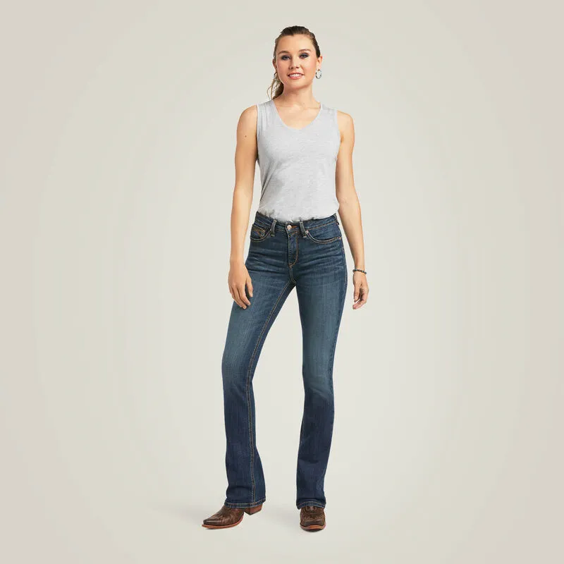 Ladies Ariat R.E.A.L. High Rise Fernanda Boot Cut Jean - 10040802