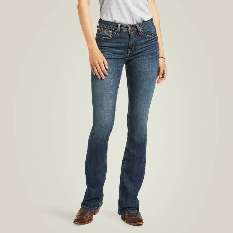 Ladies Ariat R.E.A.L. High Rise Fernanda Boot Cut Jean - 10040802