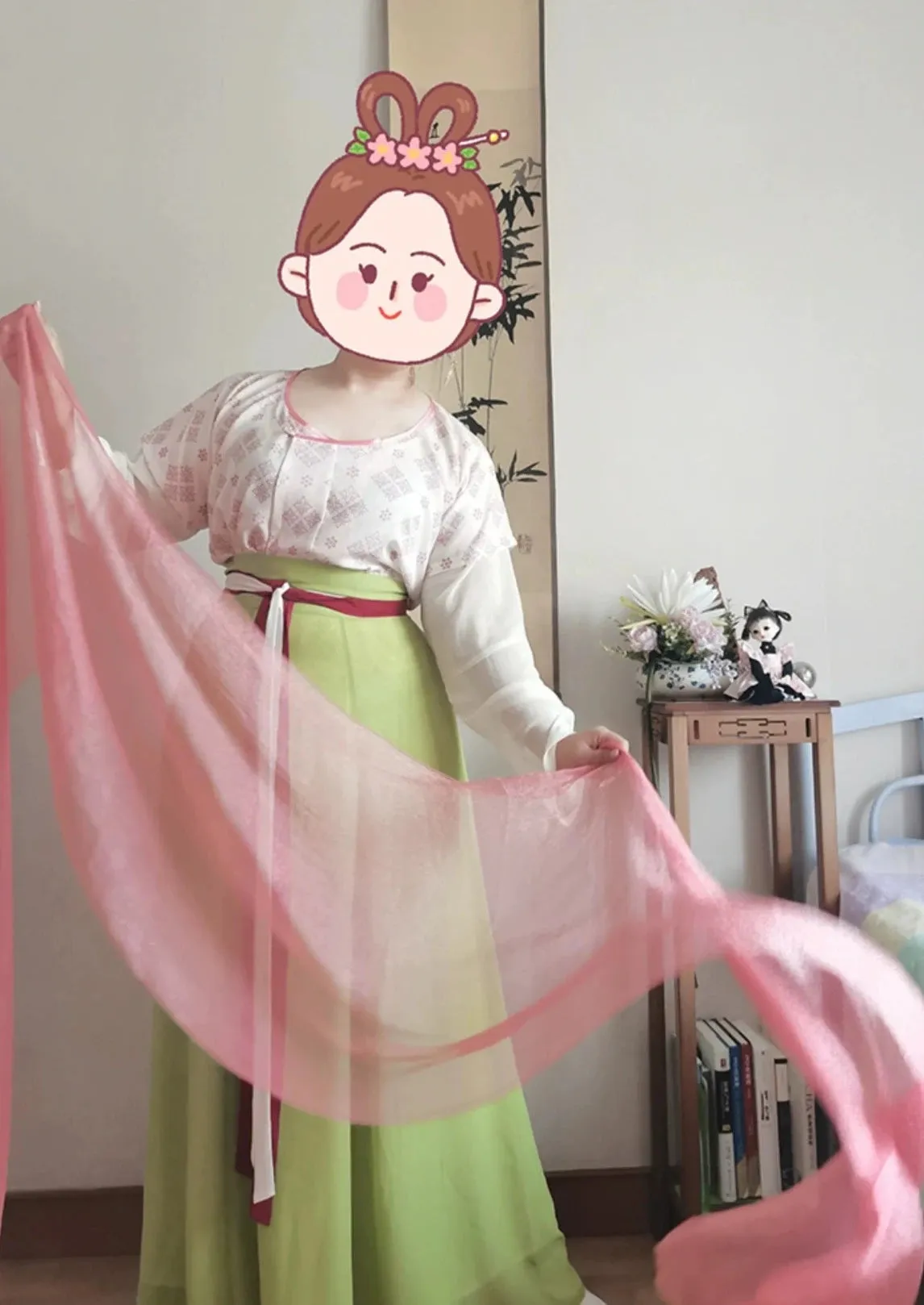 Lanmei 蓝莓 Blueberry Early Tang Dynasty Plus Size Ruqun Set