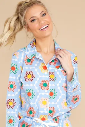 Leisure Patchwork Long Sleeve Shirt