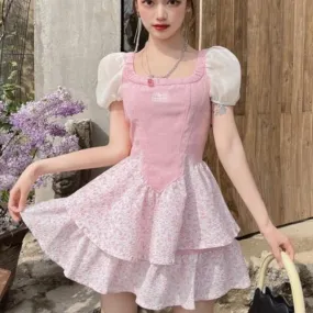 Lilie      Dress Kawaii Academia Y2K Cottagecore Coquette Fairycore Dollette Princesscore