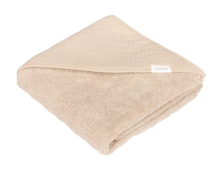 Little Dutch Bathcape 75x75 cm | Pure beige