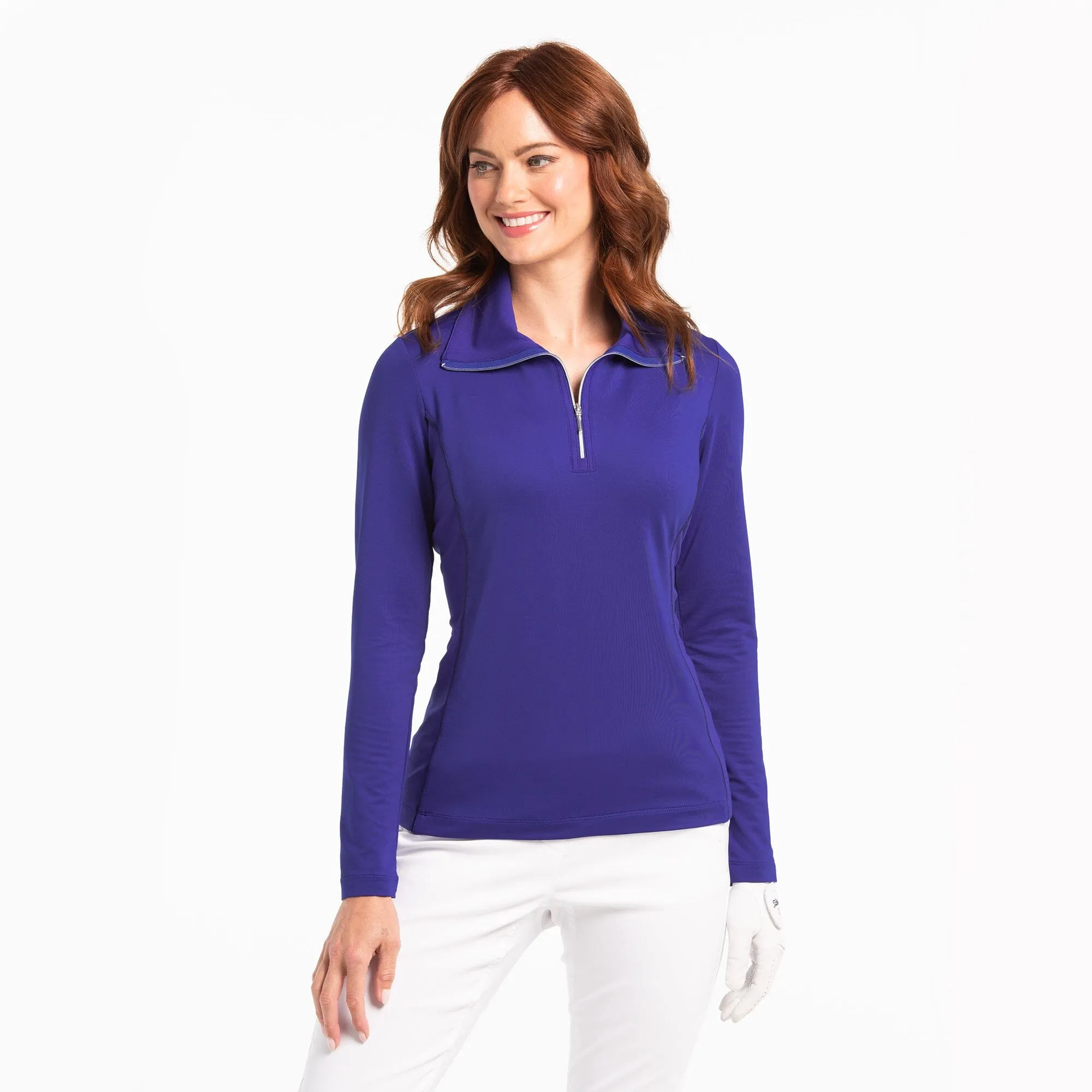 LONG SLEEVE RIB BLOCKED & TRIMMED P/O