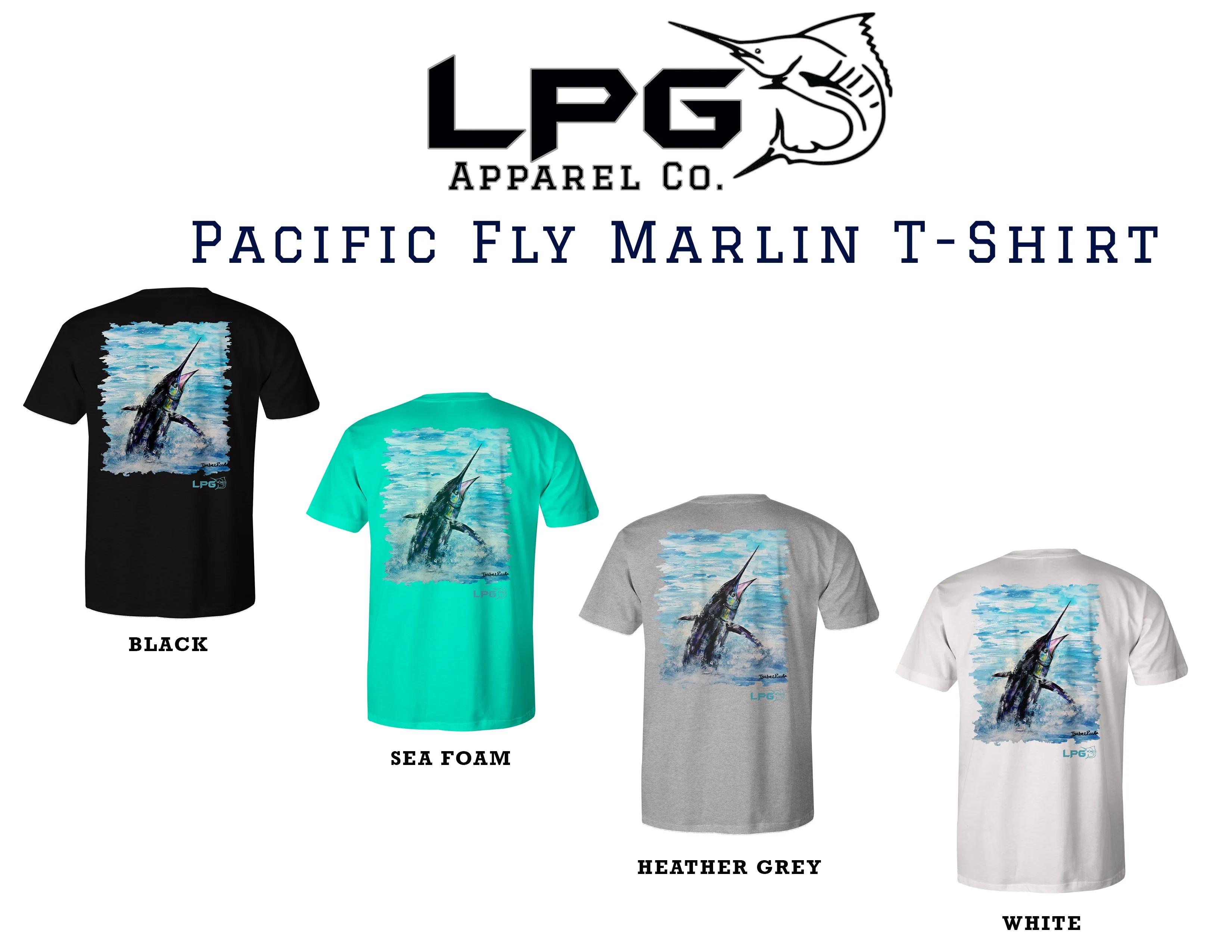 LPG Apparel Co. Pacific Fly Marlin T-Shirt