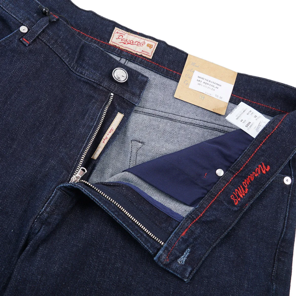 Marco Pescarolo Regular-Fit Denim Jeans