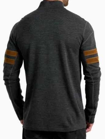 Men's Light Kuhl Team 1/4 Zip Mutiny Blue Shirt | Kuhl