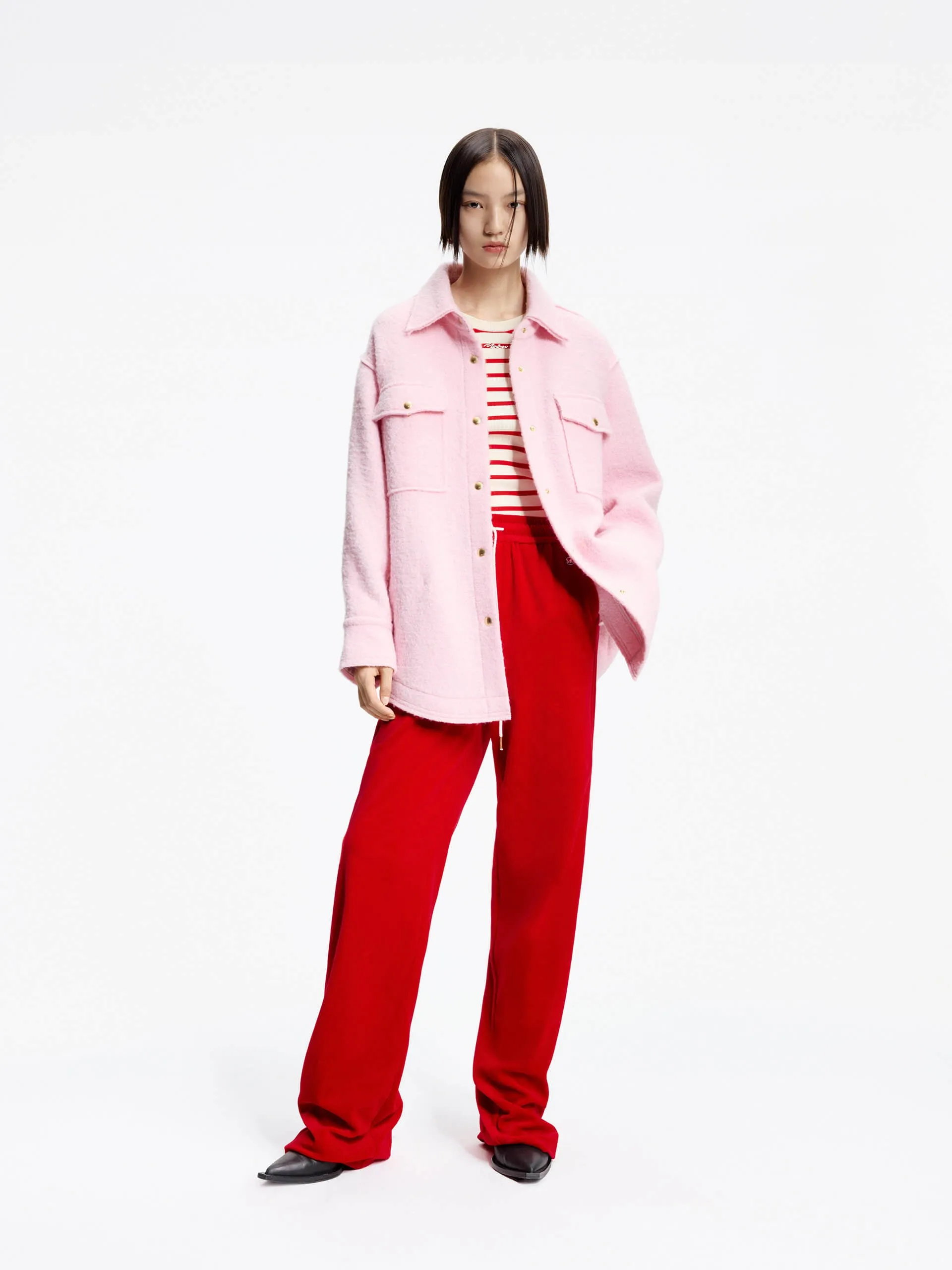 Merino Wool Loose Jacket