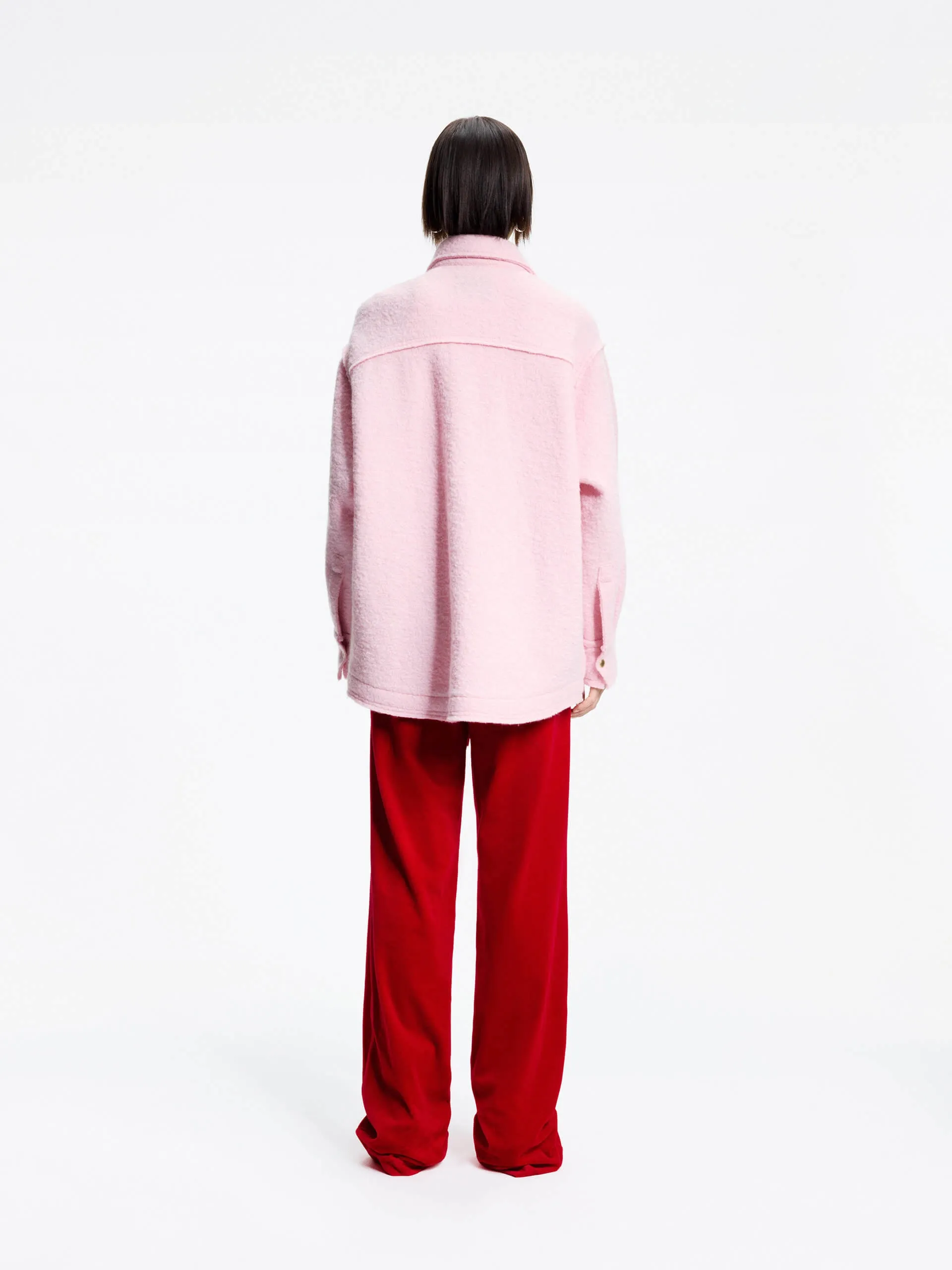 Merino Wool Loose Jacket
