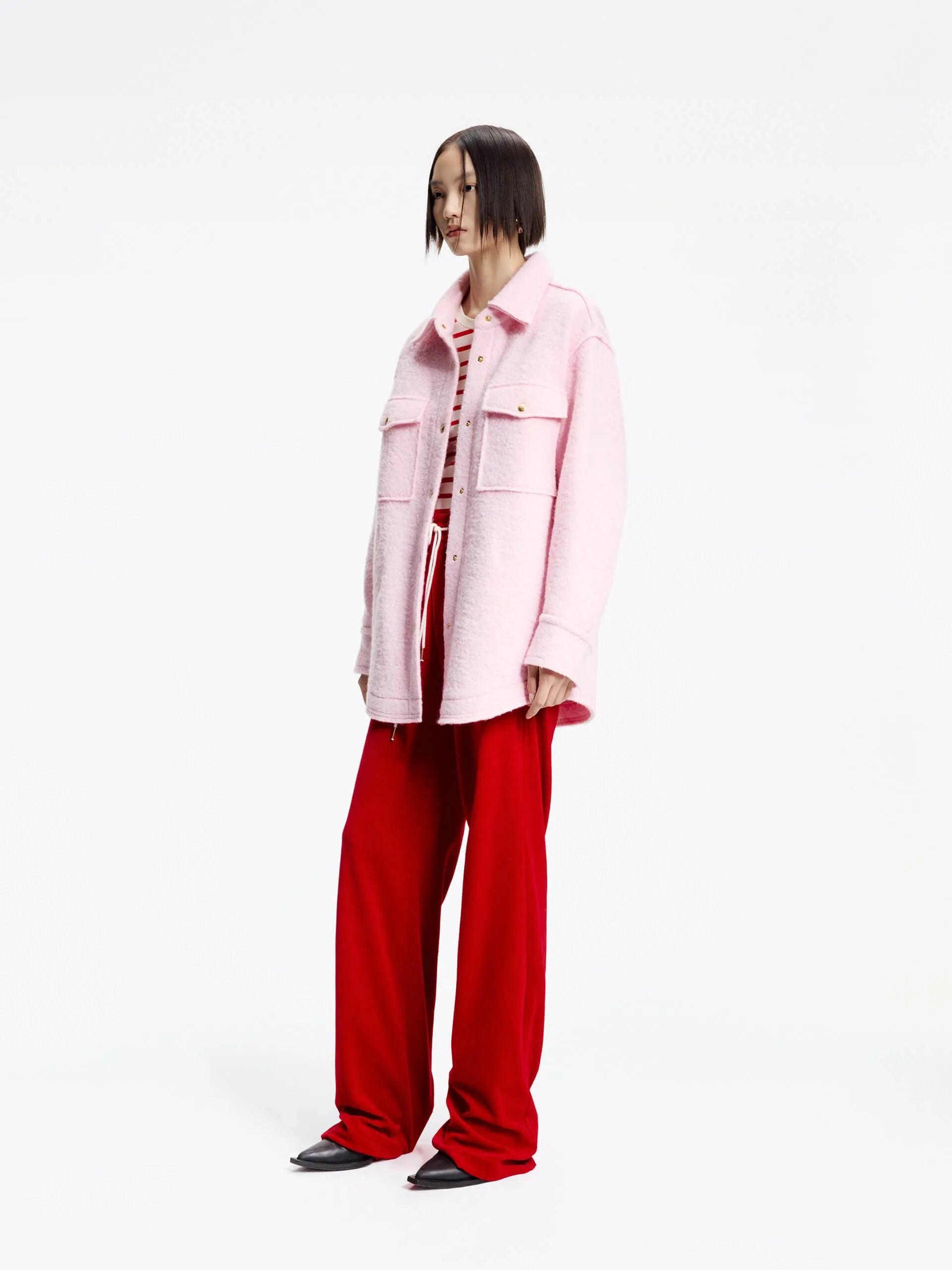 Merino Wool Loose Jacket