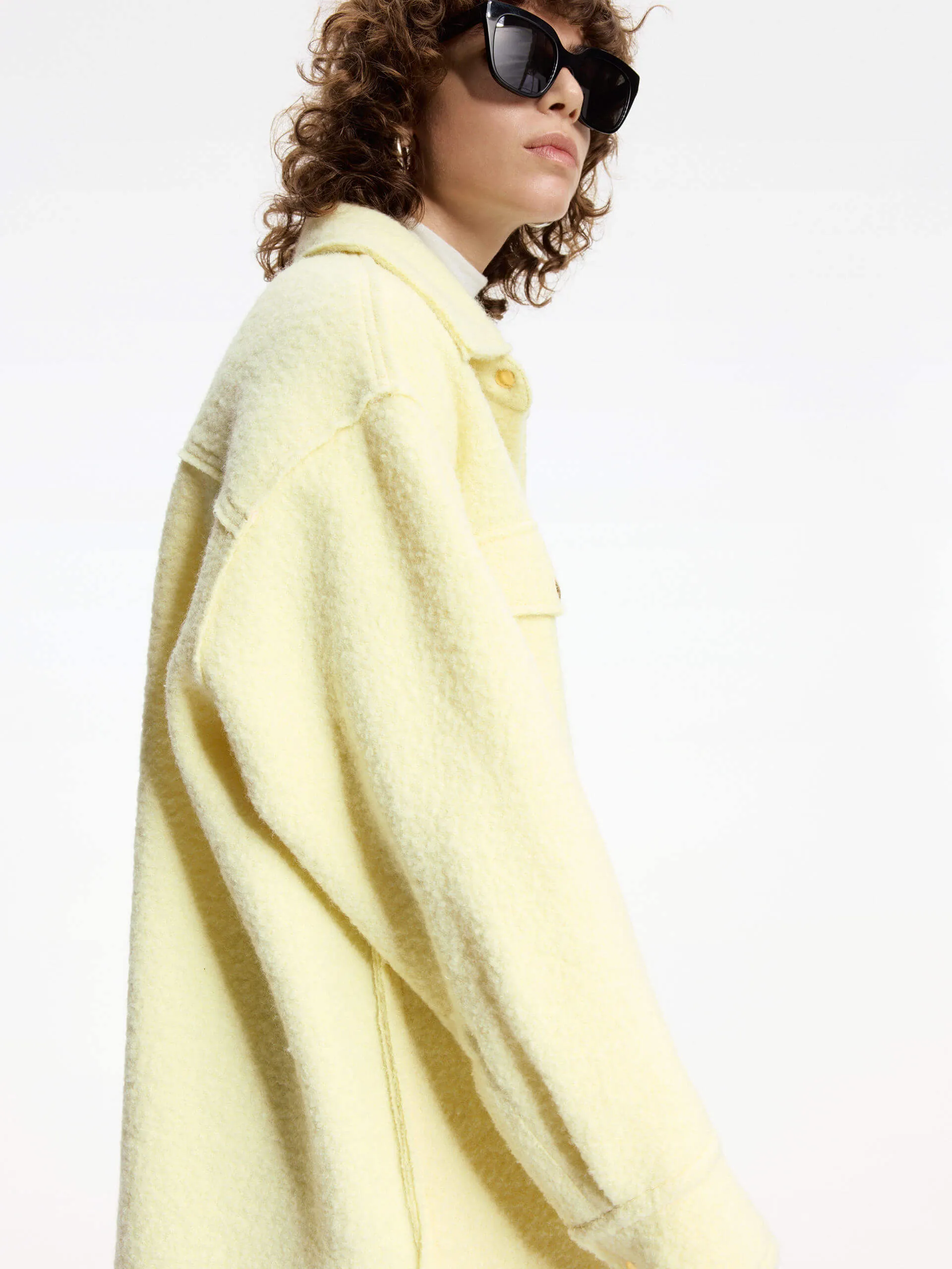 Merino Wool Loose Jacket