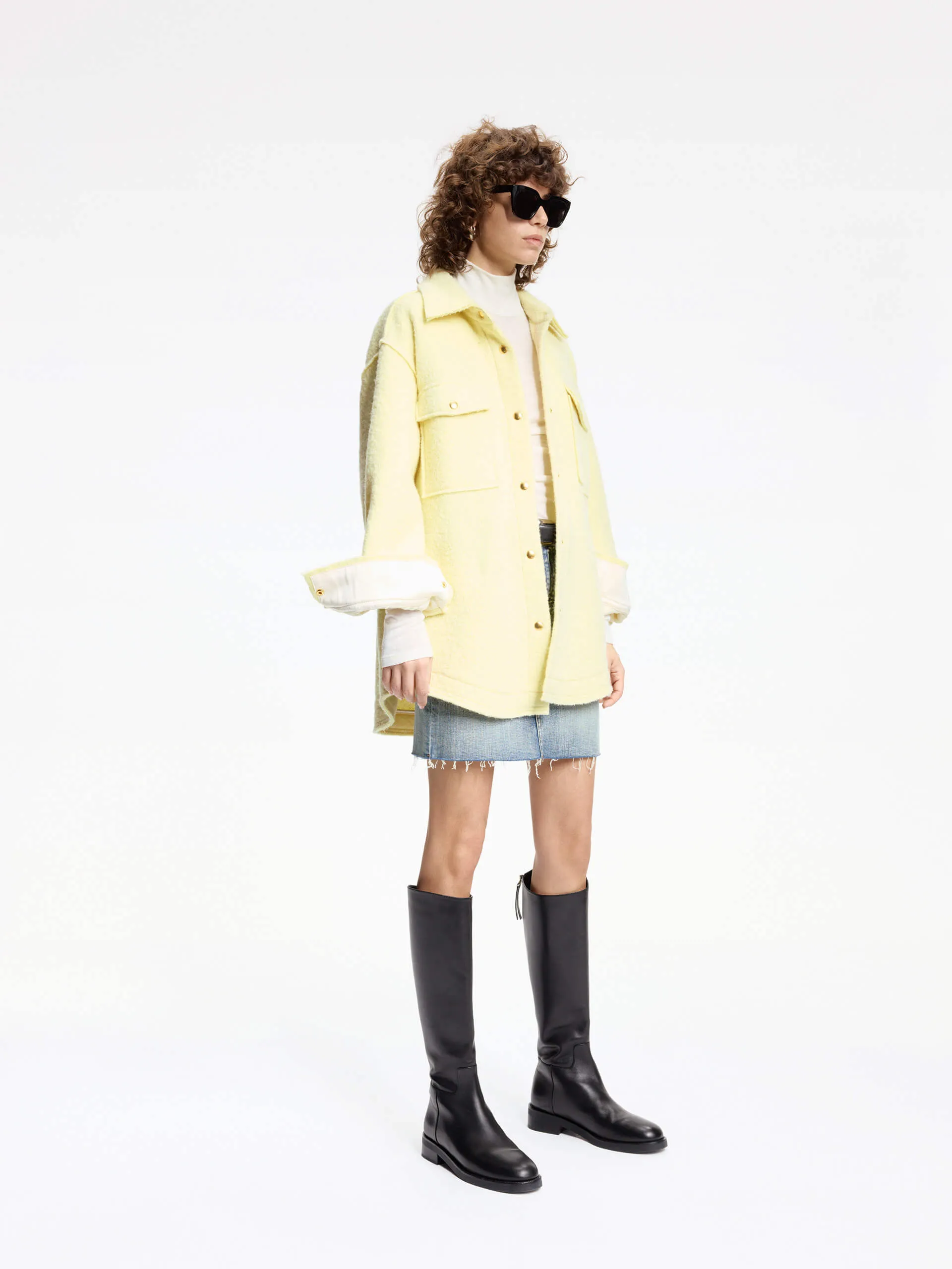 Merino Wool Loose Jacket