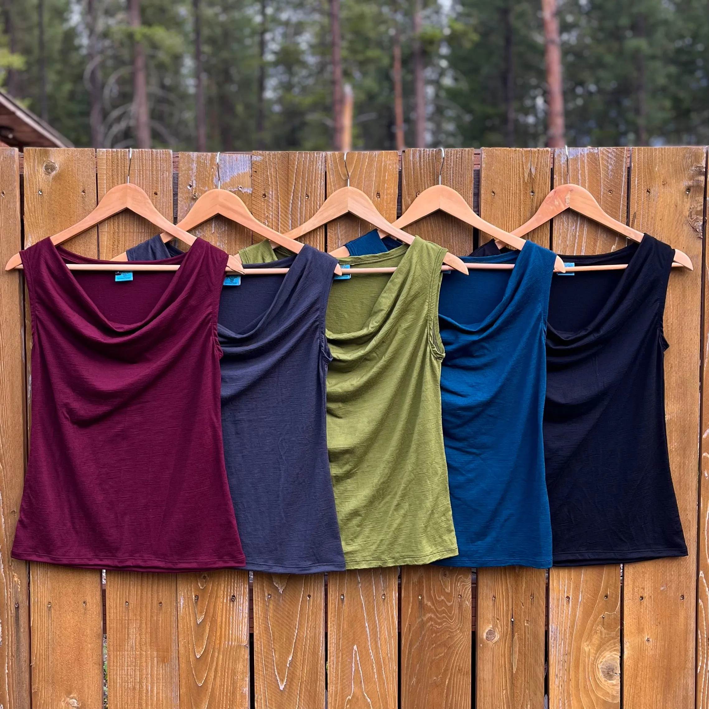 Merino Wool Lupine Cowl Tank