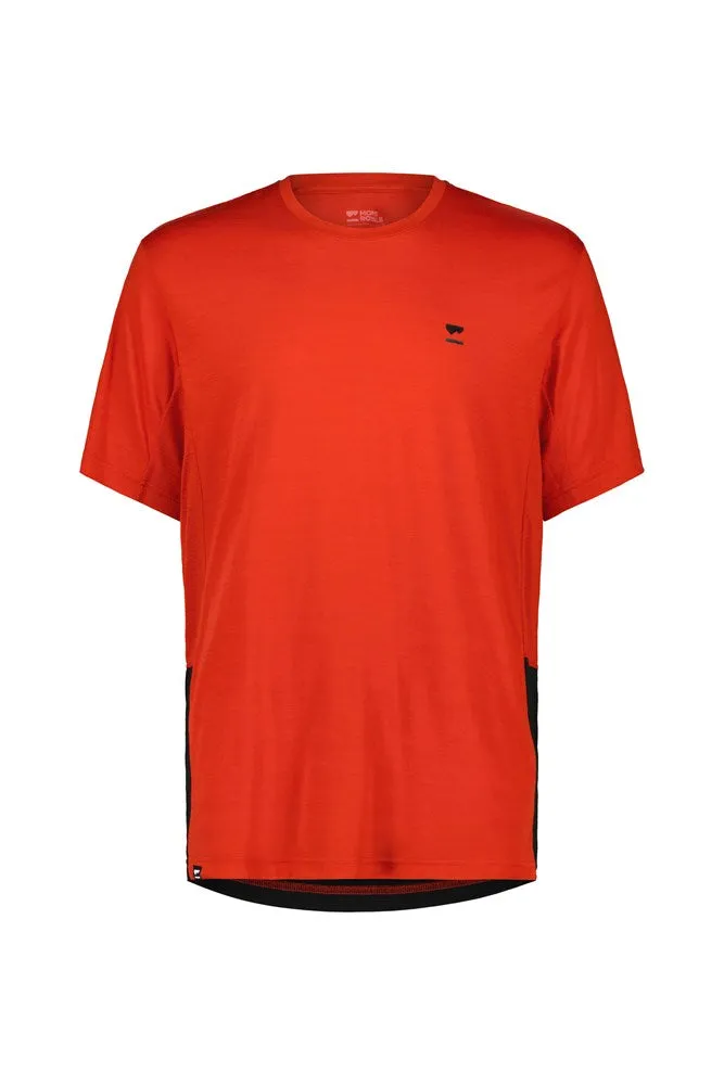 Mons Royale Tarn Merino Shift T-Shirt Retro Red/Black