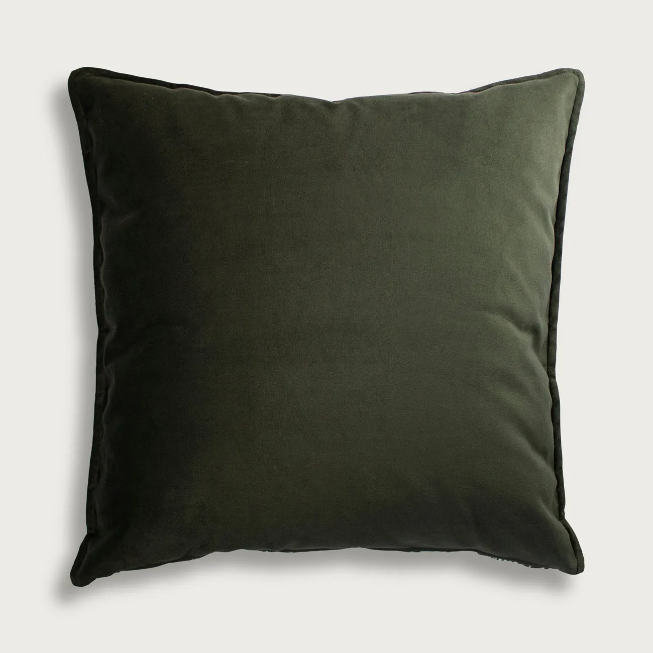 Mrs   Mr Luke Leopard Velvet Scatter Cushion