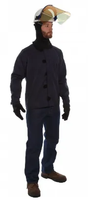 National Safety Apparel NXJN4C 40" Carbon Armour N4 Molten Metal Jacket