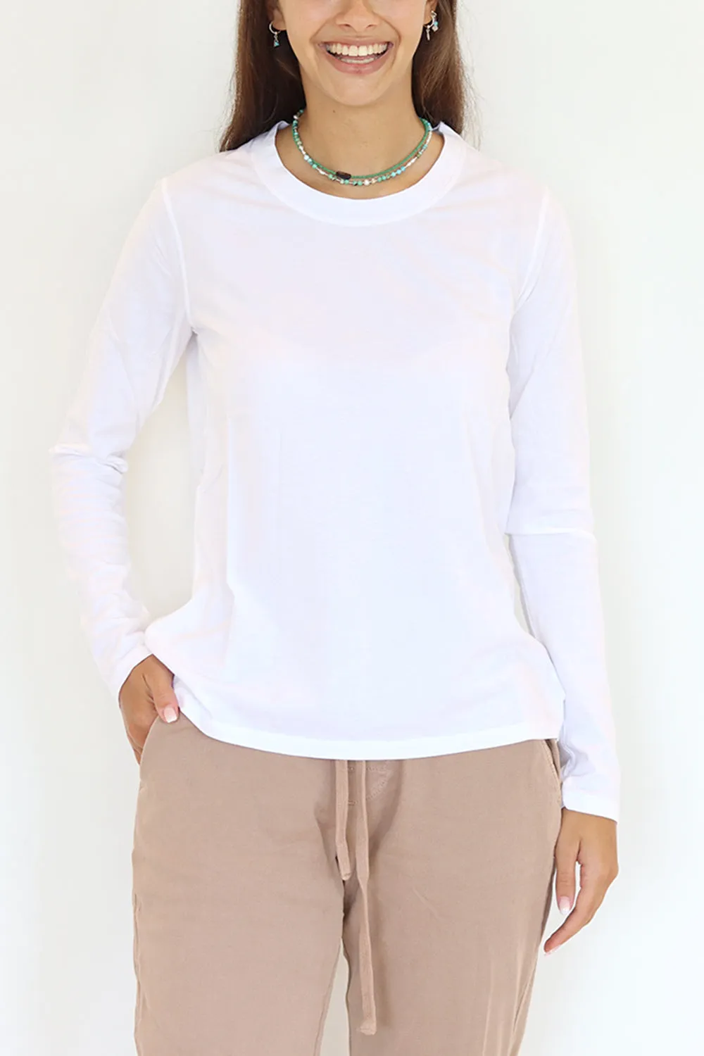 Niki Long Sleeve T-Shirt White