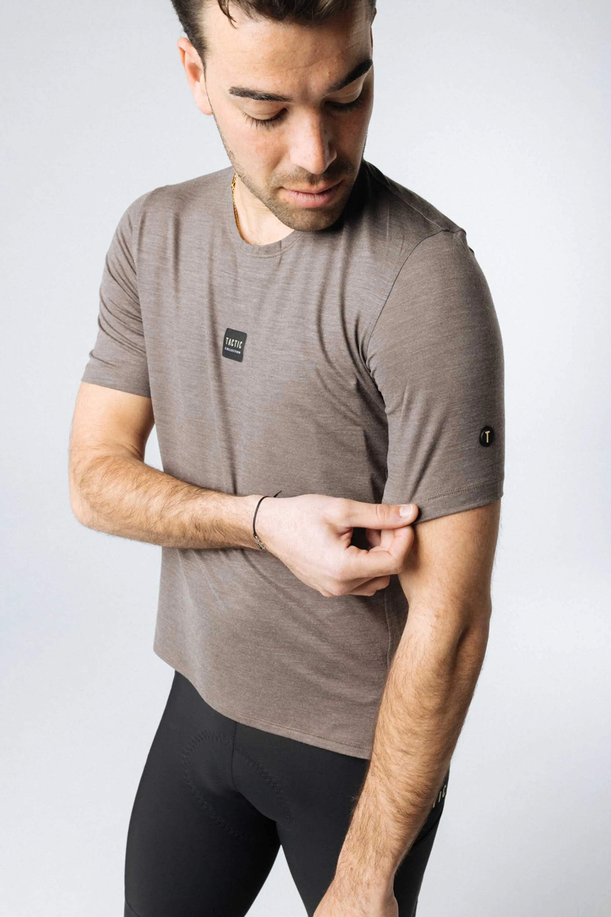 Nomad T-Shirt Merino - Brown