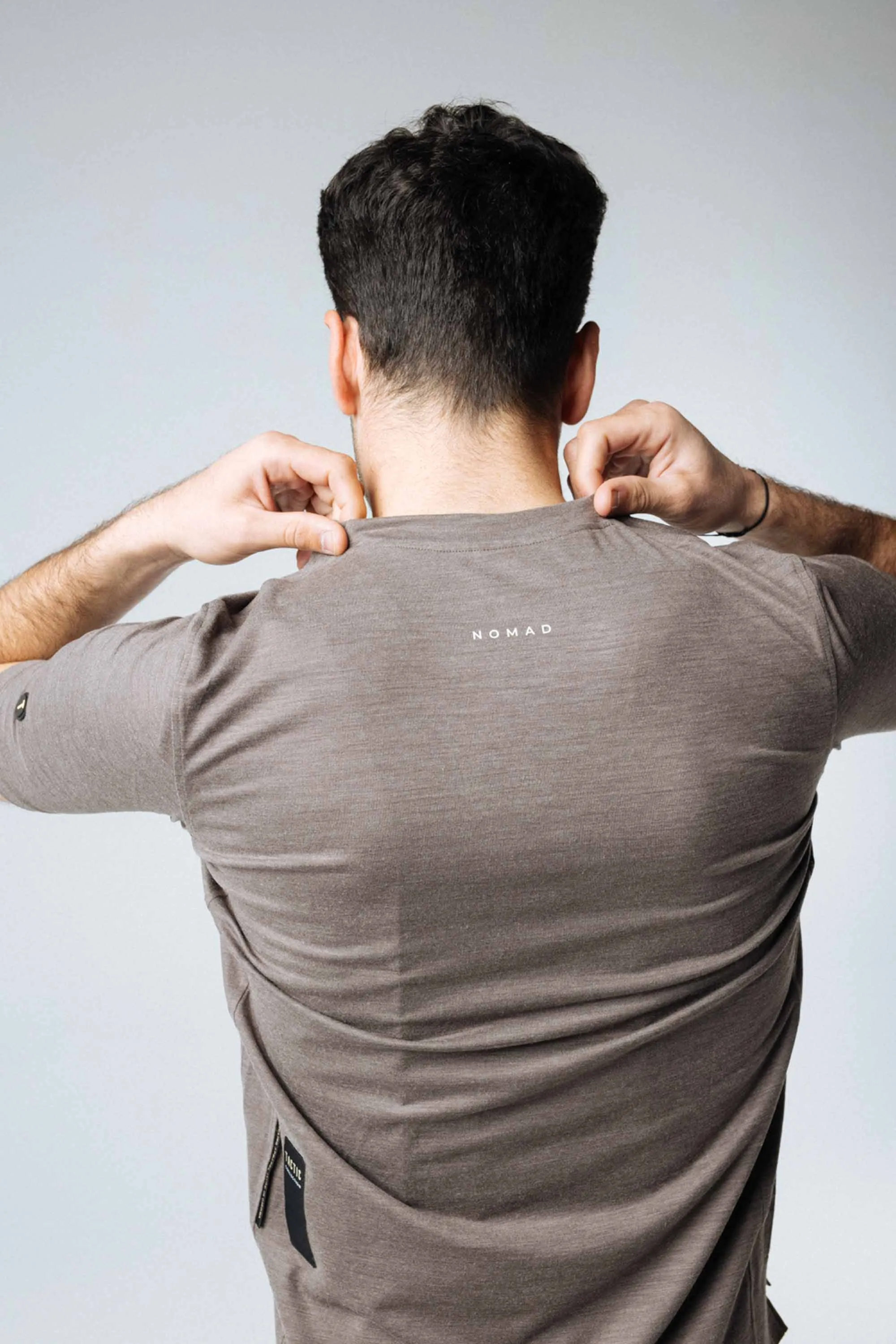 Nomad T-Shirt Merino - Brown