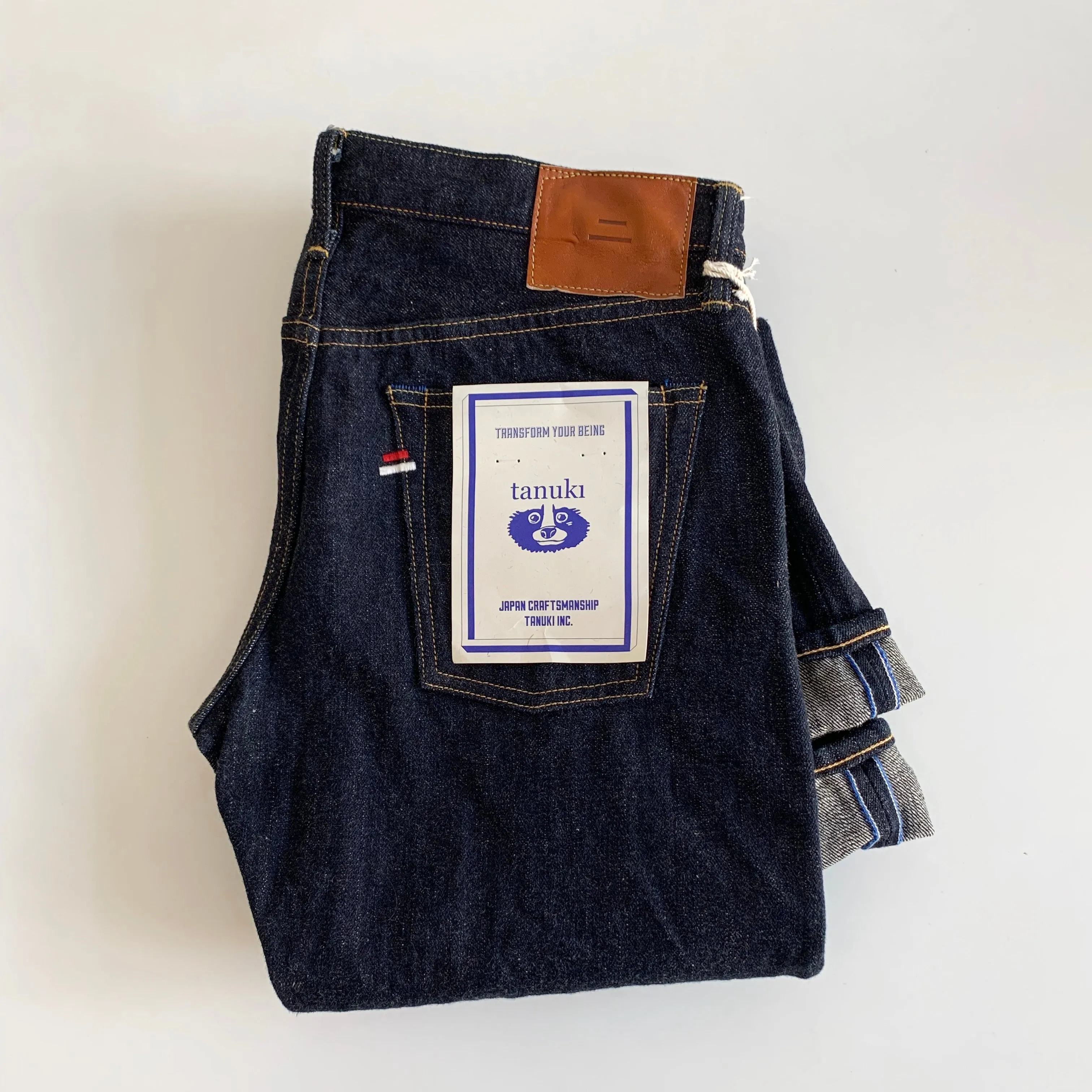 NS "Natural Indigo" Slim Tapered 16.5oz Selvedge Denim