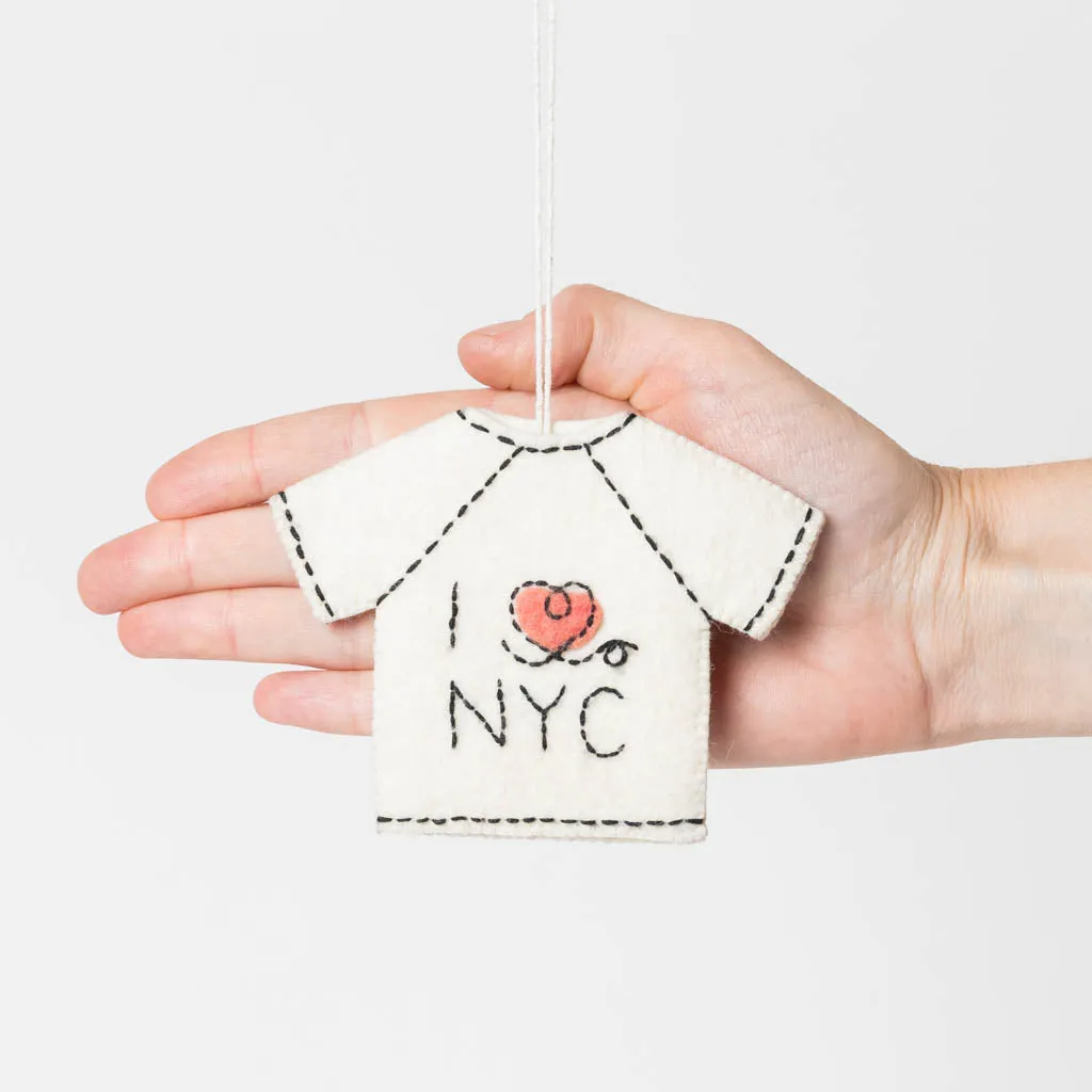 NYC 2024 Shirt Ornament
