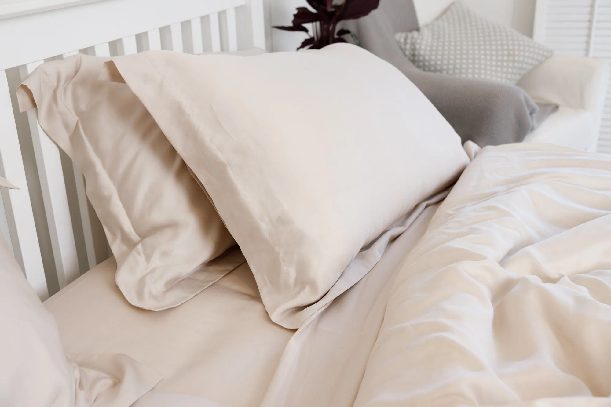 Organic Eucalyptus Silk Flat Sheet | Multiple Colours