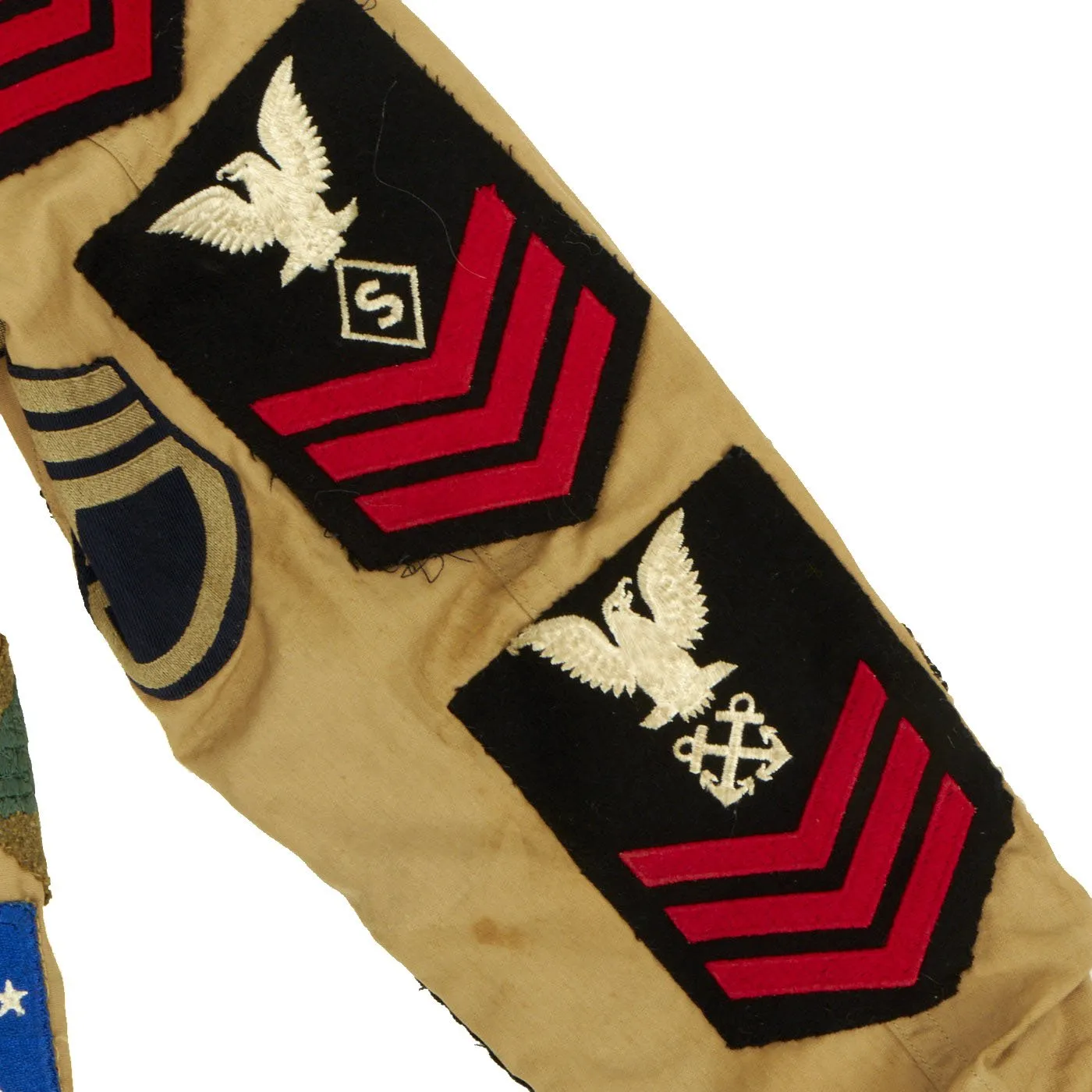 Original U.S. WWII Patched Souvenir Jacket